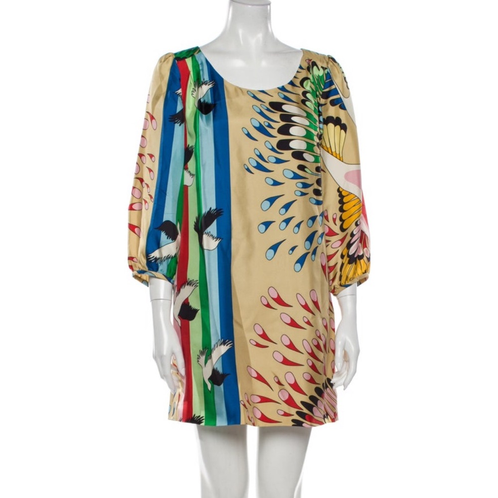 Tibi New York Silk Floral Mini Dress SZ6